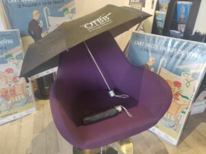 Parapluie floqué Office de tourisme Boulogne Billancourt